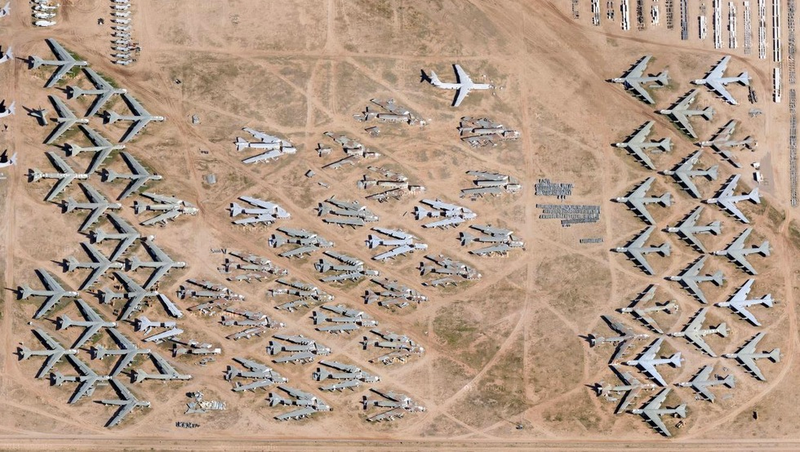 Illustration for article titled The World's Most Bizarre Aircraft Graveyards